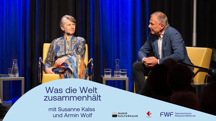 Susanne Kalss und Armin Wolf auf der Bühne im Gespräch