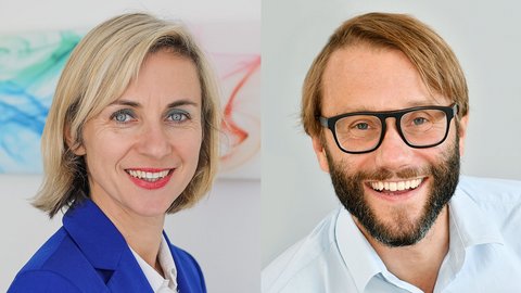 Manuela Konrad und Gregor Gorkiewicz im Porträt