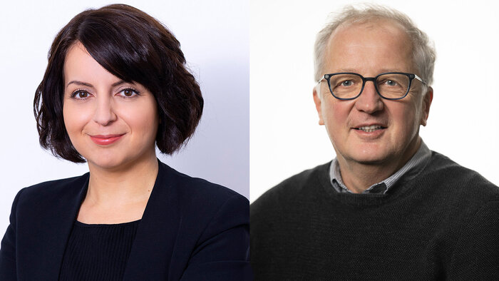Anna Nowshad und Christian Korunka im Porträt