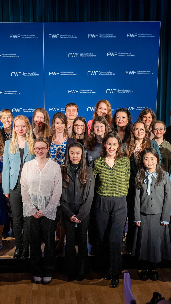 FWF-ESPRIT-Awards 2026 Auszeichnung auf der Bühne der Wiener Urania