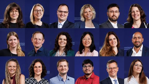 Mosaikbild der 18 FWF-ASTRA-Preisträger:innen 2026