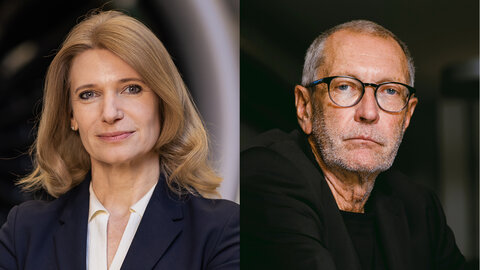 Annette Mann und Konrad Paul Liessmann im Porträt