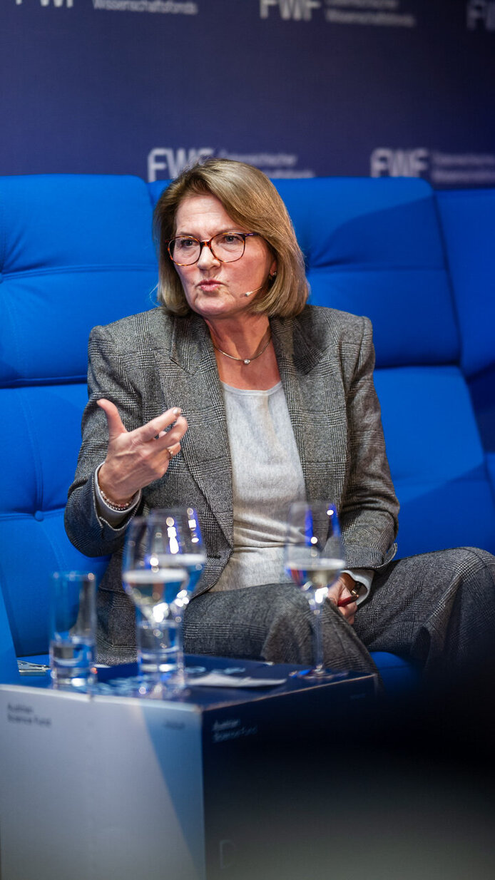 Fokus auf Gertrude Schatzdorfer-Wölfel im Panel