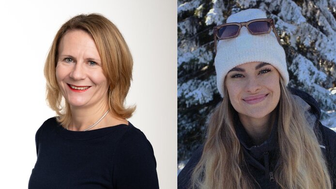 Uta Rußmann und Stefanie Haid im Porträt