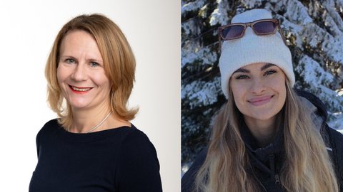 Uta Rußmann und Stefanie Haid im Porträt