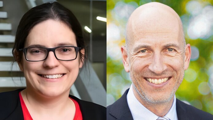 Martina Seidl und Martin Kocher im Porträt