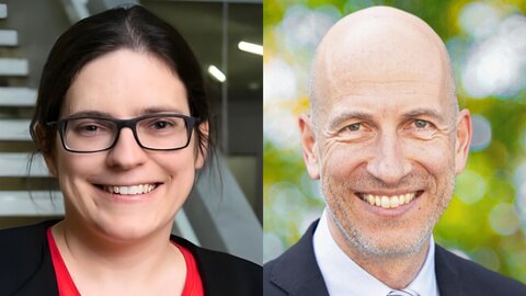 Martina Seidl und Martin Kocher im Porträt