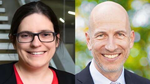 Martina Seidl und Martin Kocher im Porträt