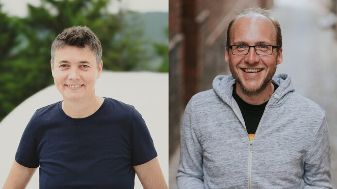 Astrid Veronig und Florian Freistetter im Porträt