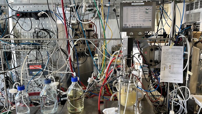 Bioreaktoren in einem Labor