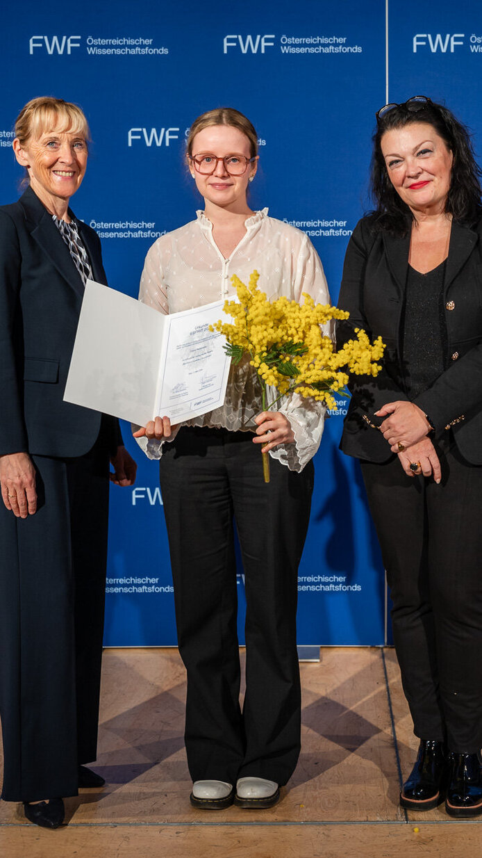 FWF-ESPRIT-Awards 2026 Auszeichnung auf der Bühne der Wiener Urania