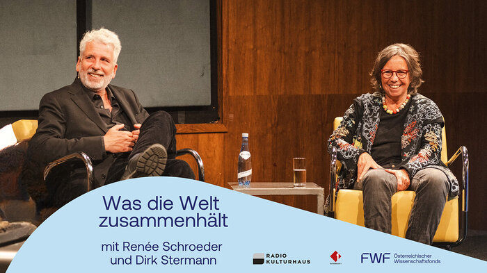 Renée Schroeder und Dirk Stermann auf der Bühne