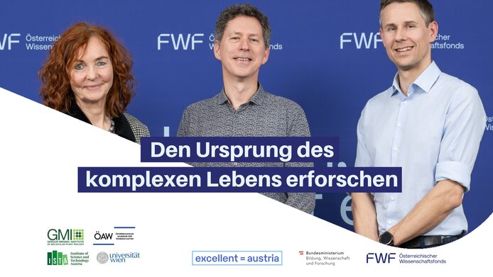 Die Konsortiumsmitglieder (von links nach rechts) Christa Schleper, Frédéric Berger, Florian Schur