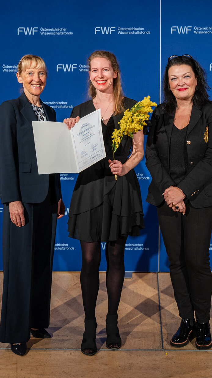 FWF-ESPRIT-Awards 2026 Auszeichnung auf der Bühne der Wiener Urania