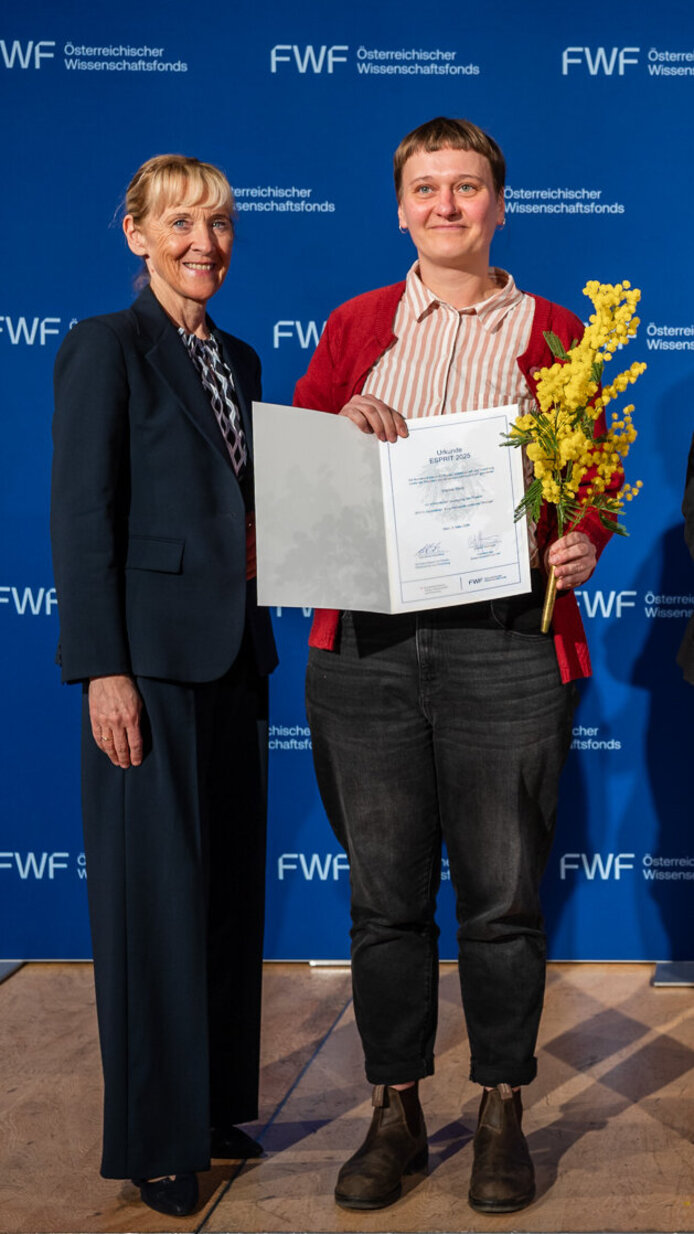 FWF-ESPRIT-Awards 2026 Auszeichnung auf der Bühne der Wiener Urania