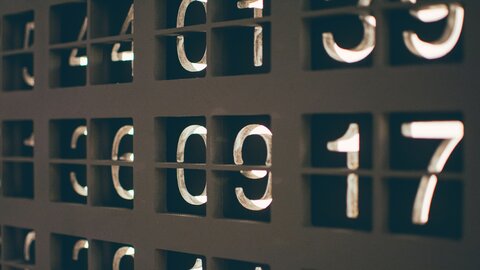 Picture of different numbers