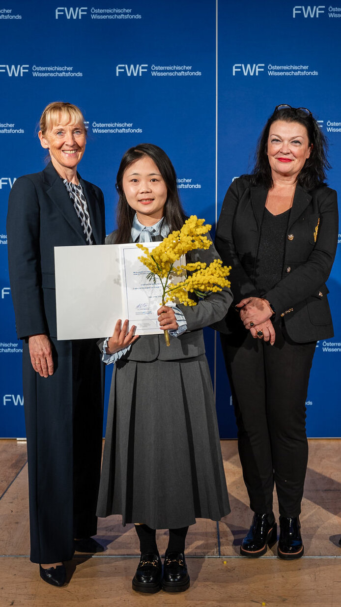 FWF-ESPRIT-Awards 2026 Auszeichnung auf der Bühne der Wiener Urania