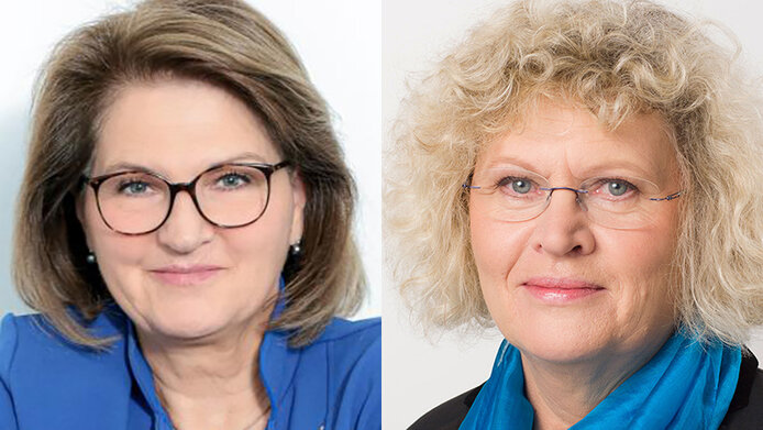 Gerti Schatzdorfer-Wölfel und Sabine Seidler im Porträt