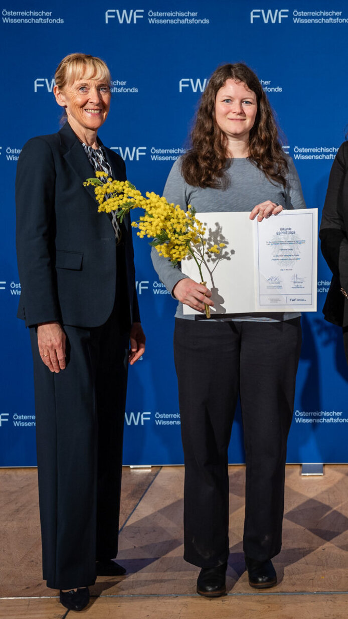 FWF-ESPRIT-Awards 2026 Auszeichnung auf der Bühne der Wiener Urania