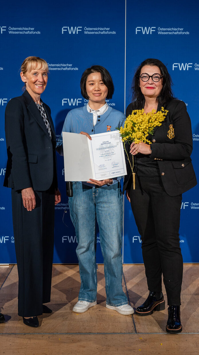 FWF-ESPRIT-Awards 2026 Auszeichnung auf der Bühne der Wiener Urania