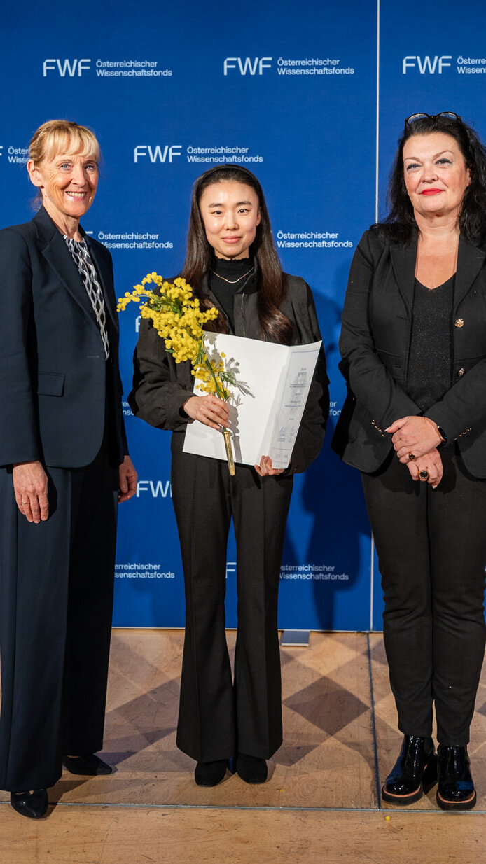 FWF-ESPRIT-Awards 2026 Auszeichnung auf der Bühne der Wiener Urania