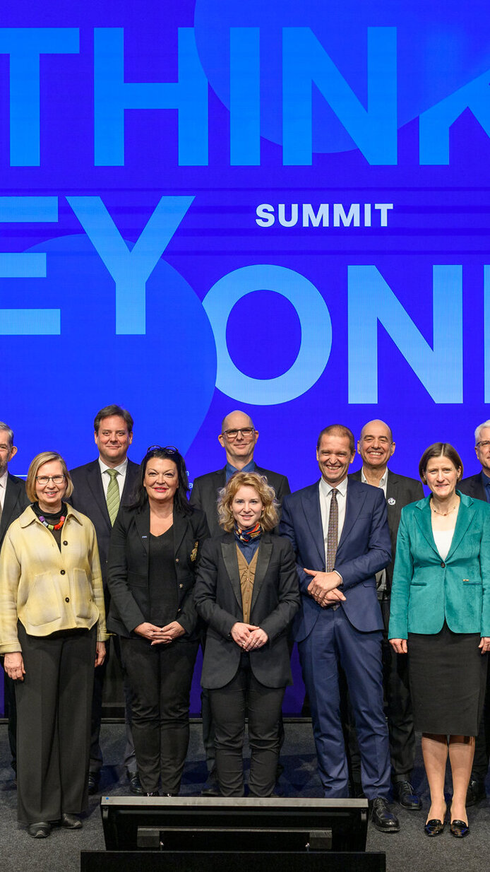 Gruppenbild Österreichische Exzellenzcluster beim Think Beyond Summit 2026