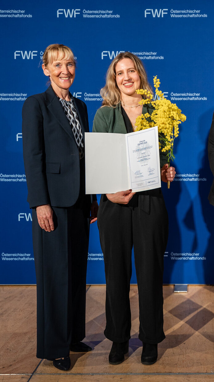 FWF-ESPRIT-Awards 2026 Auszeichnung auf der Bühne der Wiener Urania