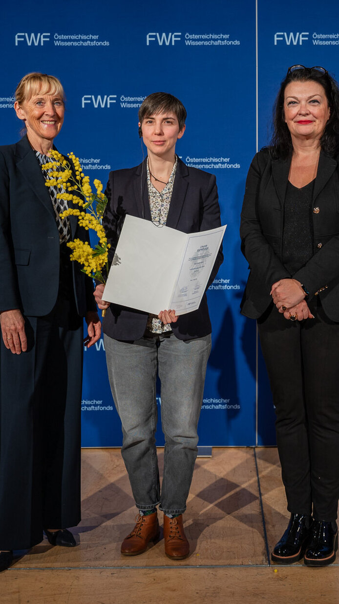 FWF-ESPRIT-Awards 2026 Auszeichnung auf der Bühne der Wiener Urania