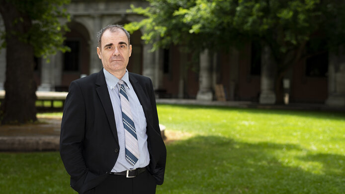 Mathematician Adrian Constantin at the University of Vienna.