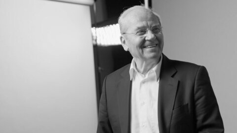 Erich Gornik S/W-Porträt