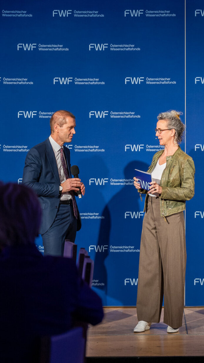 FWF-ESPRIT-Awards 2026 Auszeichnung auf der Bühne der Wiener Urania
