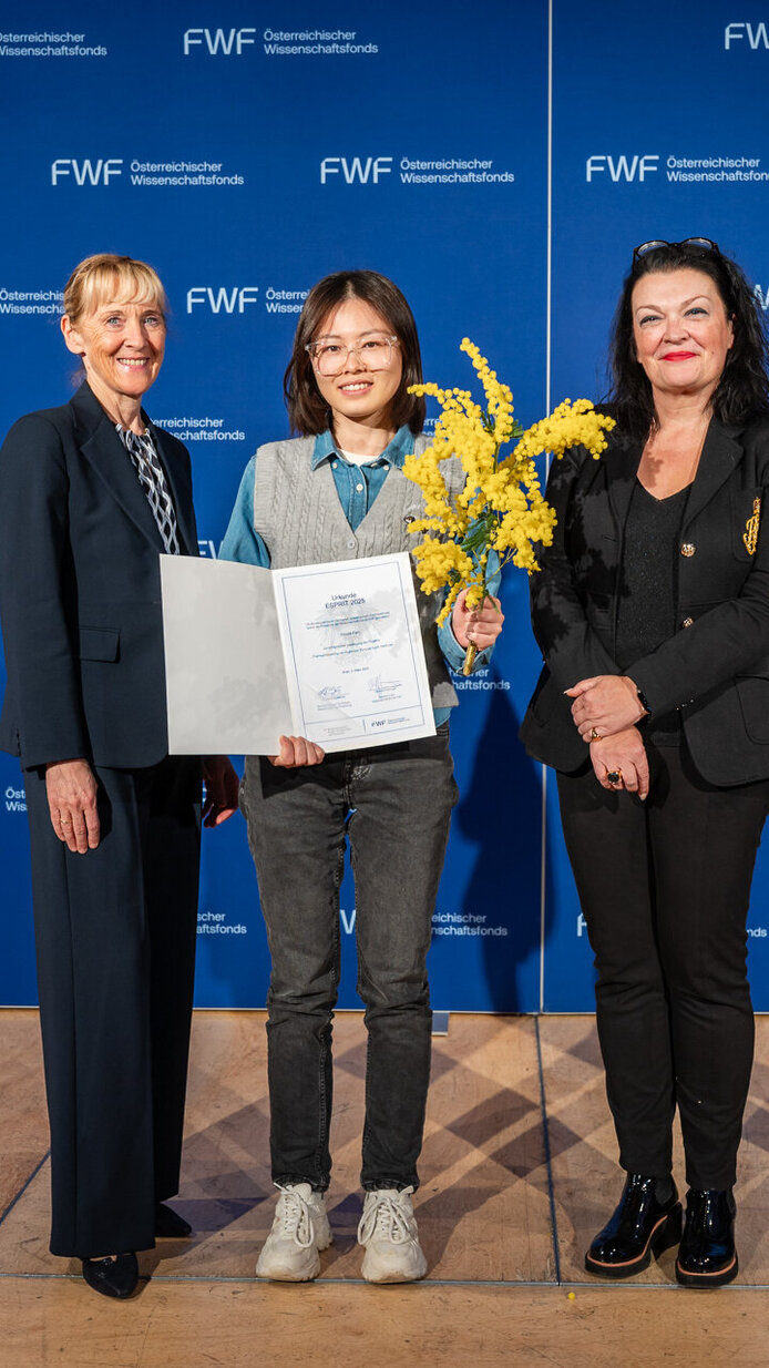 FWF-ESPRIT-Awards 2026 Auszeichnung auf der Bühne