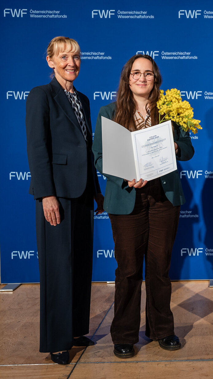 FWF-ESPRIT-Awards 2026 Auszeichnung auf der Bühne der Wiener Urania