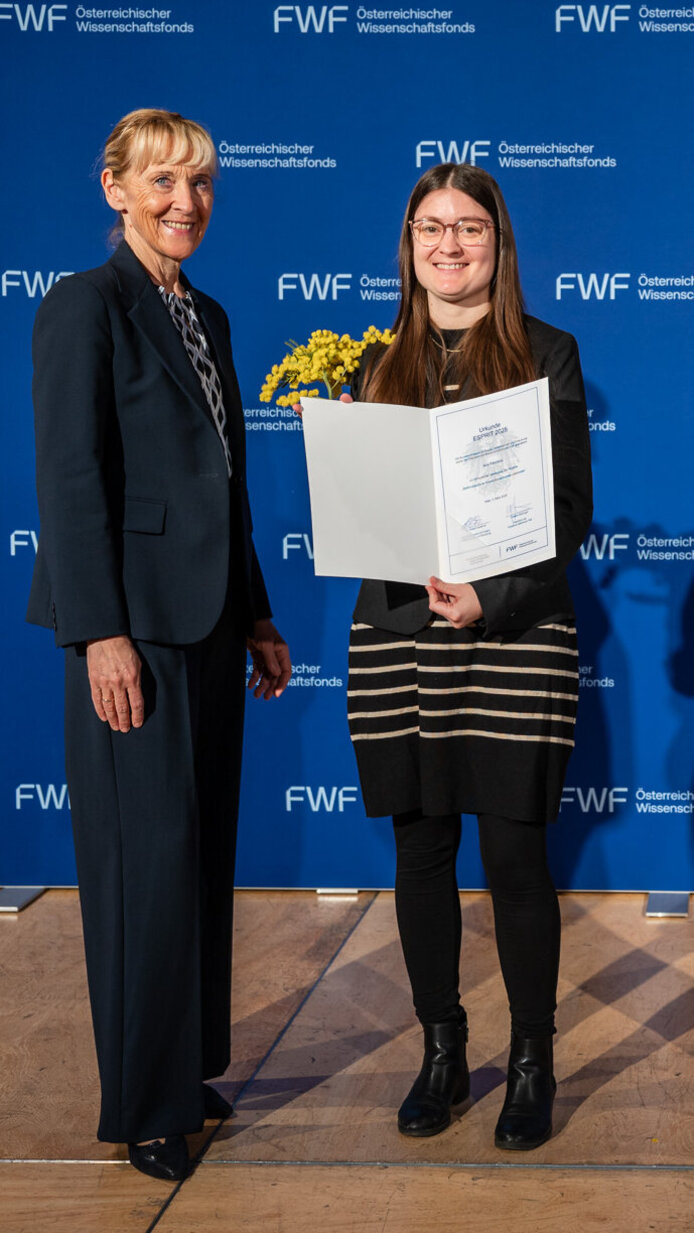 FWF-ESPRIT-Awards 2026 Auszeichnung auf der Bühne der Wiener Urania
