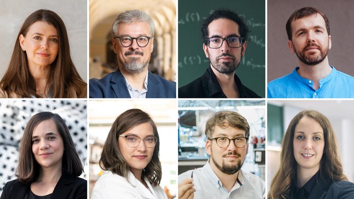 Portraitmosaik der FWF-START-Preisträger:innen 2024 